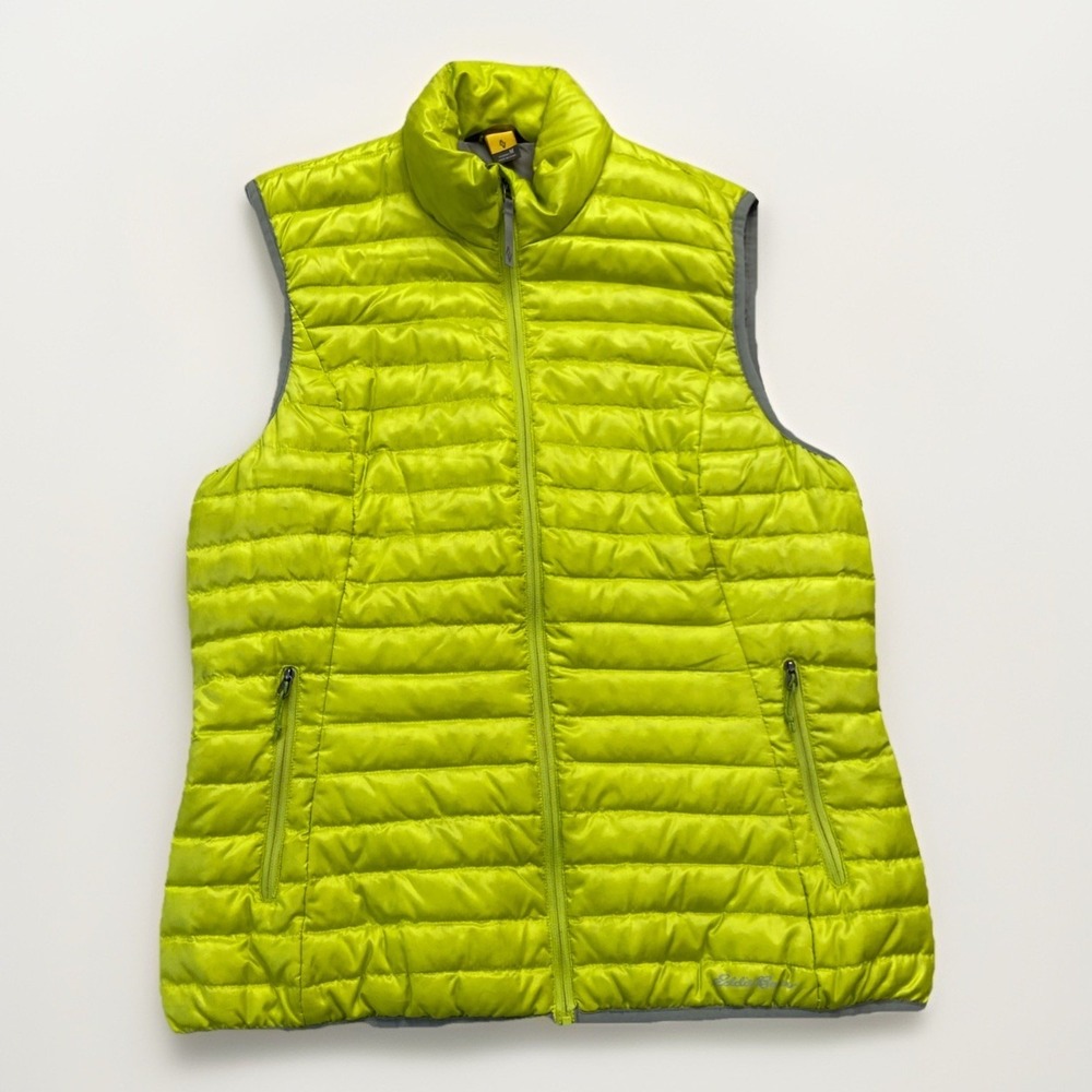 Eddie Bauer Vest Puffer Women's M Goose Down Travex EB700 Jacket Gorpcore